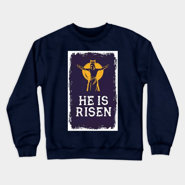 He is Risen Crewneck Sweatshirt by likbatonboot